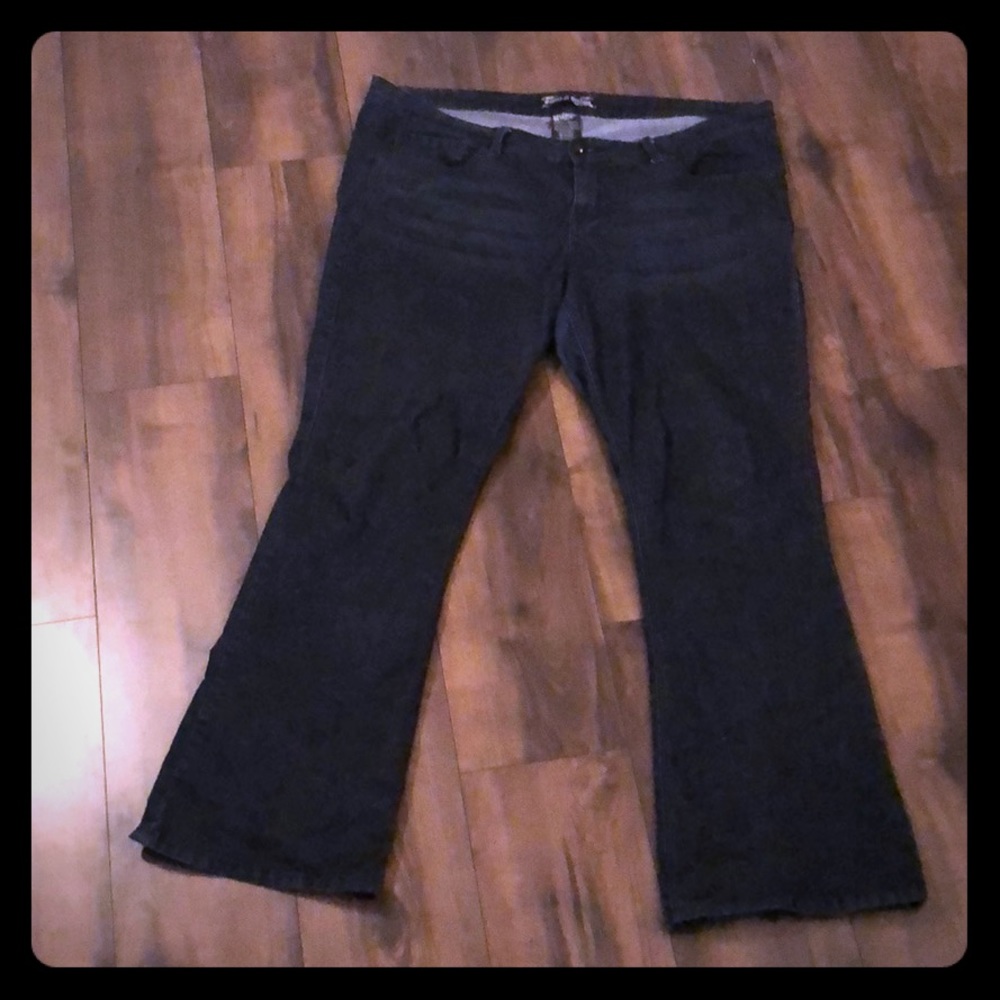 Dark wash jeans - boot cut